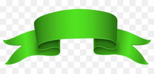 Green Banner Png Clip Art Image - Azul