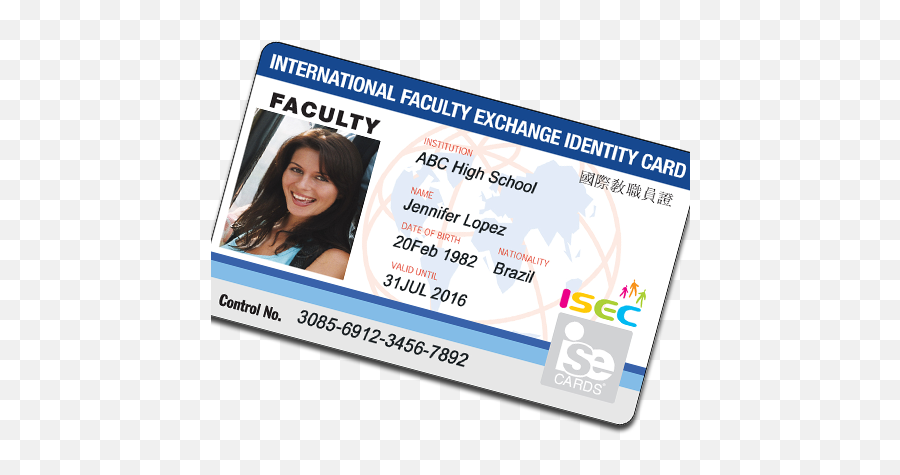 International Student Identification Card - Identity Document Png,Id Card Png