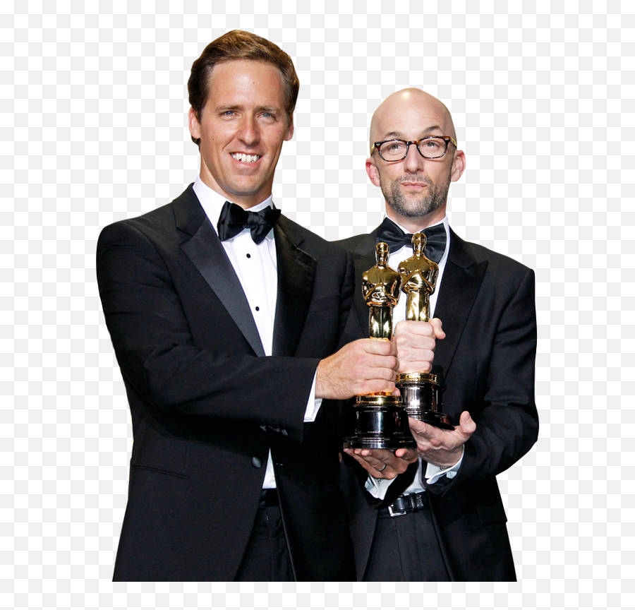 Oscar Winners Jim Rash And Nat Faxon - Tuxedo Png,Oscars Png