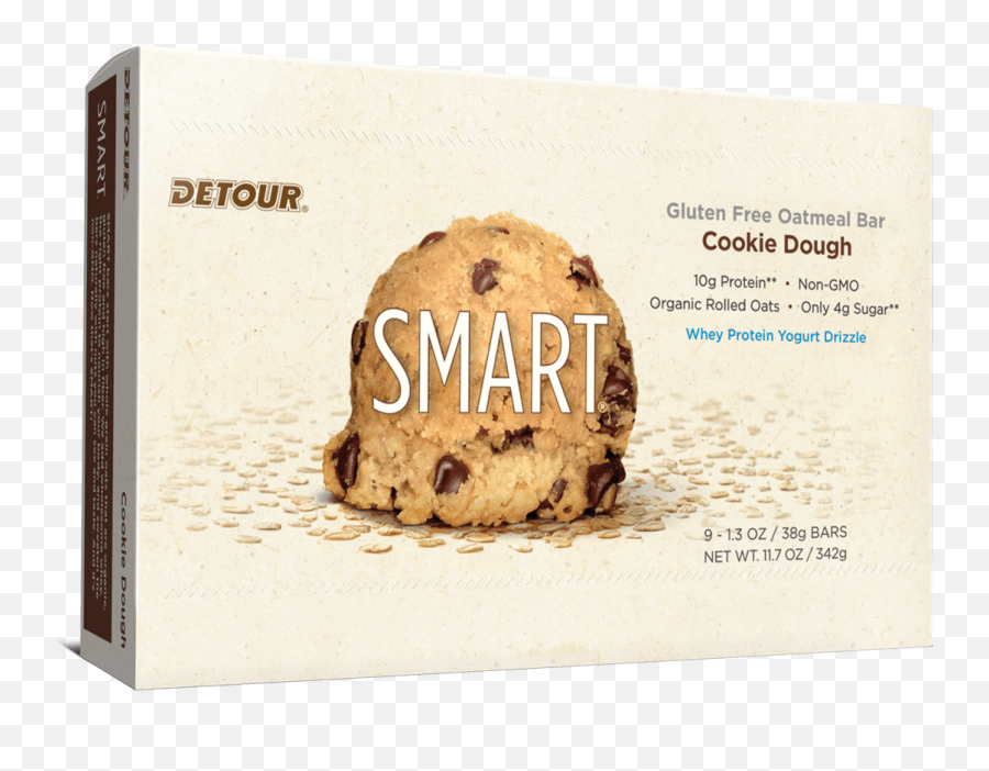 Cookie Dough Protein Bar - Detour Bars Small Png,Icon Meals Protein Cookie