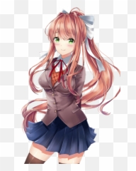 Monika Transparent U0026 Png Clipart Free Download - YWD Doki Literature Club