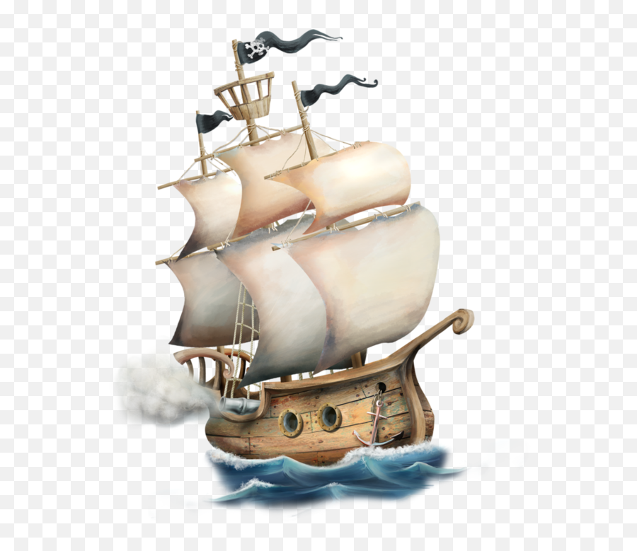 Cartoon Hand - Pirate Ship Png,Pirate Ship Png