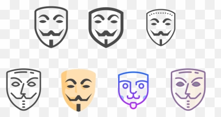 Anonymous Mask Png Transparent - Background Clipart Images