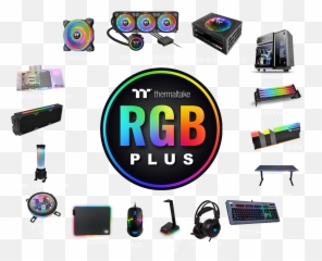 Thermaltake Riing Trio 12 Rgb Radiator Fan Tt Premium - png