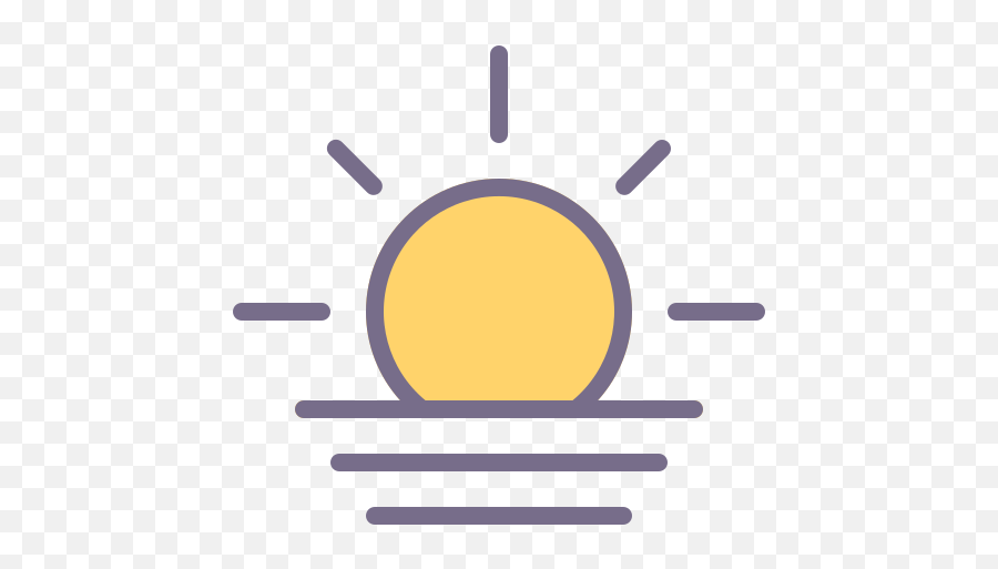 Sunrise Weather Free Icon - Iconiconscom Dot Png,Weather Icon Vector