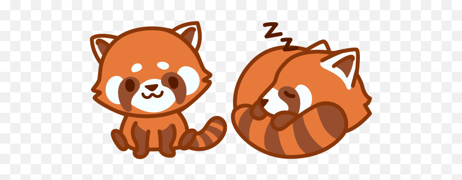 Cute Red Panda Cursor U2013 Custom - Cute Cursors Png,Kawaii Icon Pack