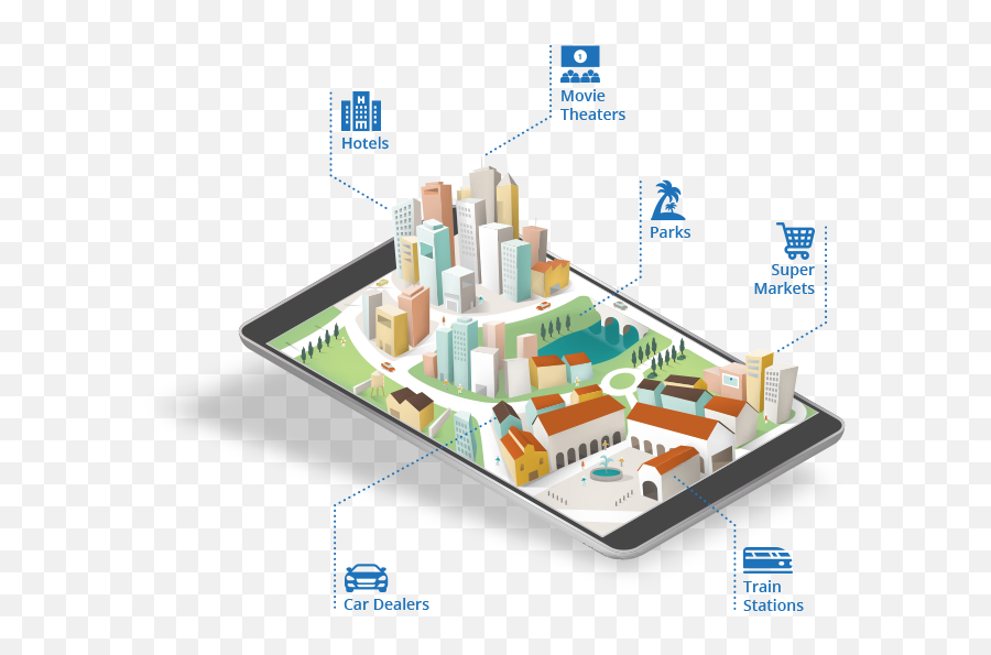 Mobile Advertising Geofencing - Geotargeting Proxera Big Cities Vs Small Towns Png,Geofencing Icon