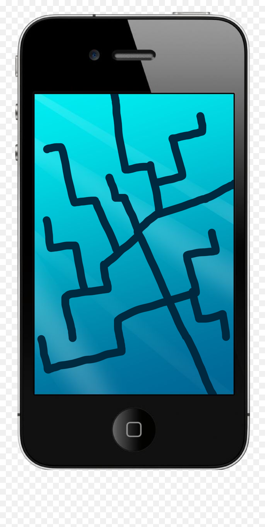 Separed Au Inanimateinsanity Mephone Sticker By Ljp072303 - Language Png,Cracked Screen Icon
