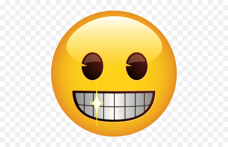 Emoji U2013 The Official Brand Beaming Face With Sparkling - Emoji Beaming Face With Smiling Eyes Png,Heart Eye Emoji Png