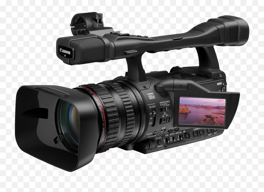 Professional Video Camera Png Image - Canon Xha1s,Video Camera Png