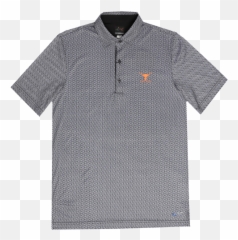 Greg Norman Black Paisley Polo U2014 The University Of Texas Golf Club - Polo Shirt Png,Paisley Png