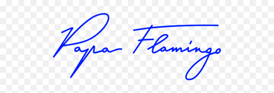 Papa Flamingo Diane Bresson - Calligraphy Png,Flamingo Logo