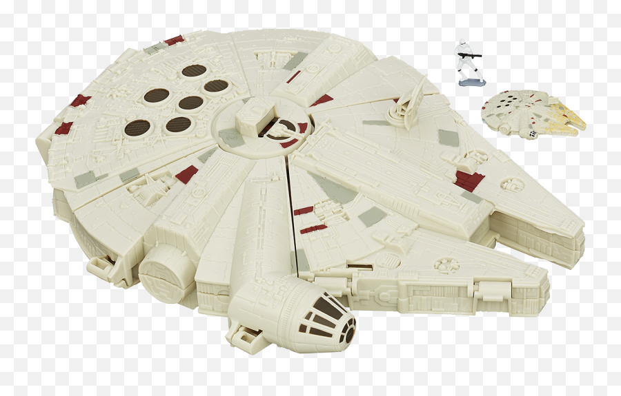 Star Wars Episode Vii The Force Awakens Micromachines - Star Wars The Force Awakens Micro Machines Millennium Falcon Playset Png,Millenium Falcon Png