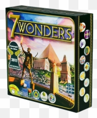 7 Wonders Board Game - Seven png