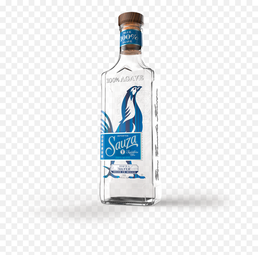 Download Sauza Signature Blue Silver - Sauza Conmemorativo Plata Png,Tequila Bottle Png