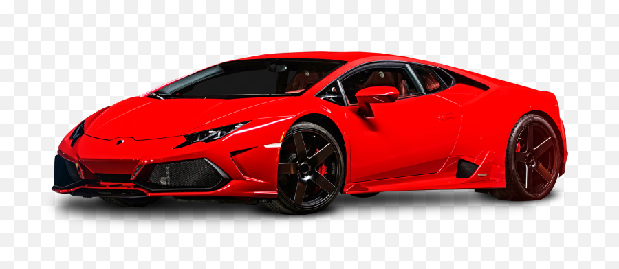 Red Lamborghini Huracan Car Png Image - Red Lamborghini,Lambo Transparent