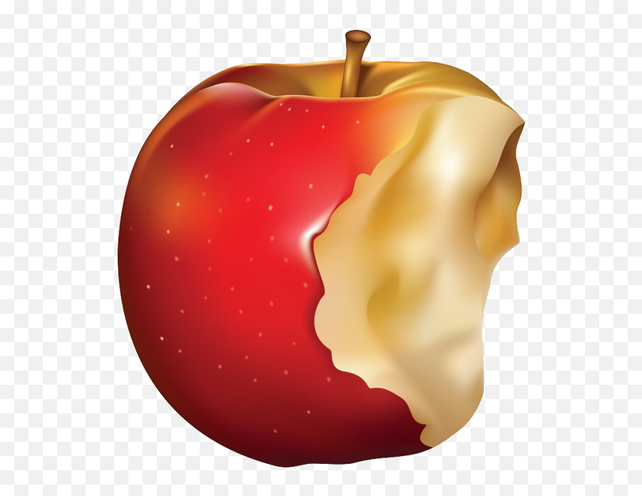 Apple Fruit Clip Art - Png Transparent Background Of Apple Bite,Bitten Apple Png