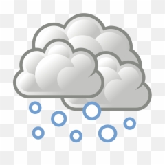 Free Snow Cliparts Transparent - Transparent Cloudy Clipart Png,Snowflakes Clipart Transparent Background