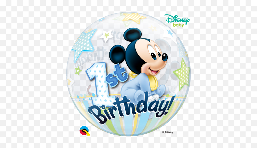 Blue Mickey Mouse Birthday Png Image - Mickey Mouse Baby 1st Birthday,Mickey Mouse Birthday Png