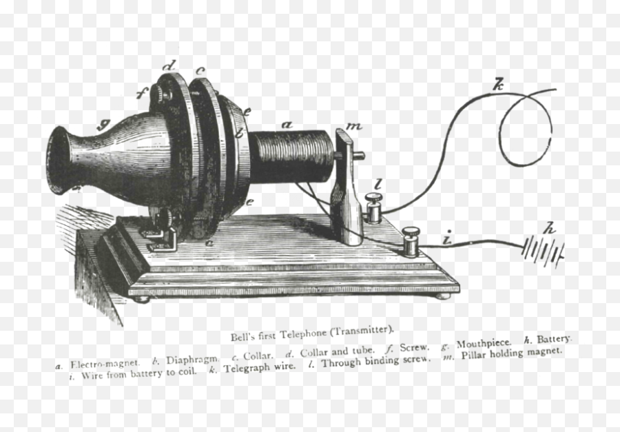 The Scottish Engineer - Drawing Alexander Graham Bell First Telephone Png,Engineer Png