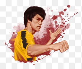 Bruce Made Significant Contributions - Ink Splatter Png,Bruce Lee Png