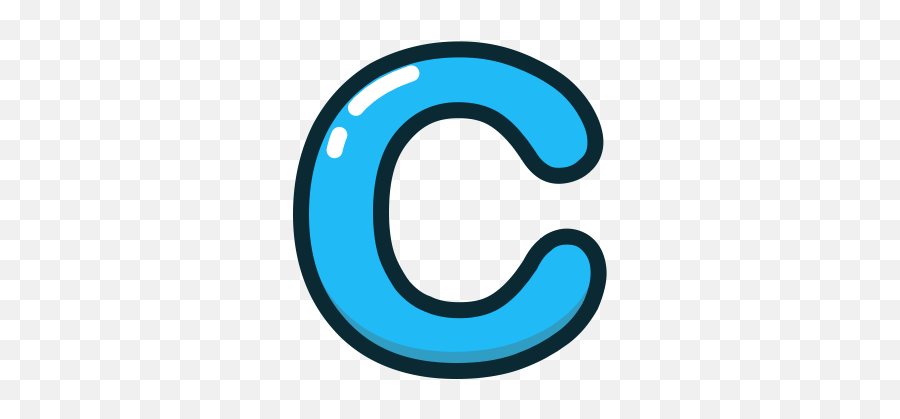 Blue C Letter Lowercase Icon - Circle Png,Letter C Png