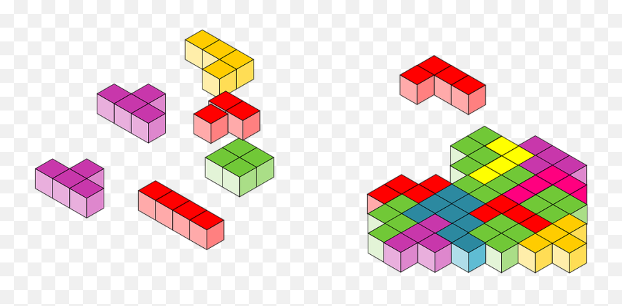 Tetris Blocks Puzzle - Block Puzzle Clipart Png,Tetris Png