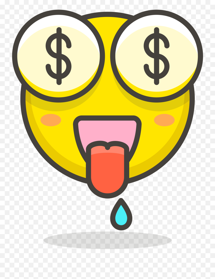 049 - Emoji Sacando La Lengua Y Guiñando El Ojo Png,Money Face Emoji Png