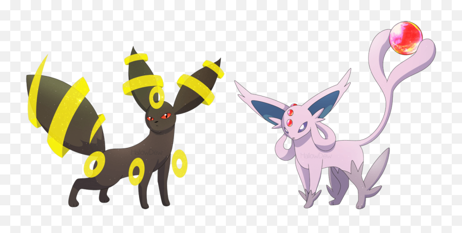 Umbreon Espeon Mammal Fauna Png - Mega Espeon And Umbreon,Espeon Png