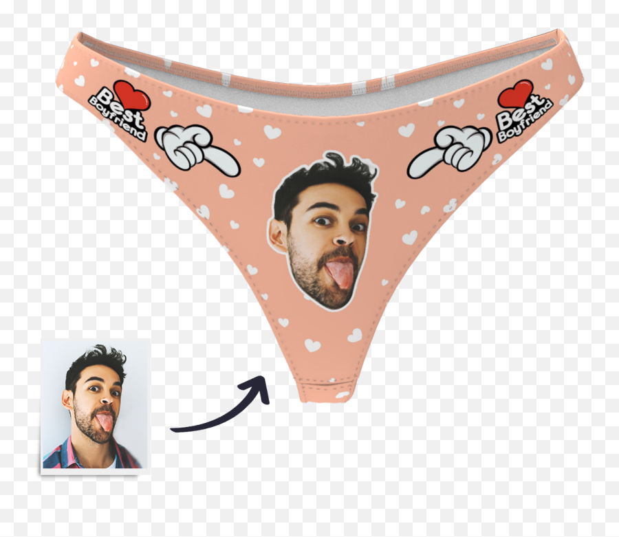 Face Thong Panty - Calcinha Personalizada Png,Thong Png