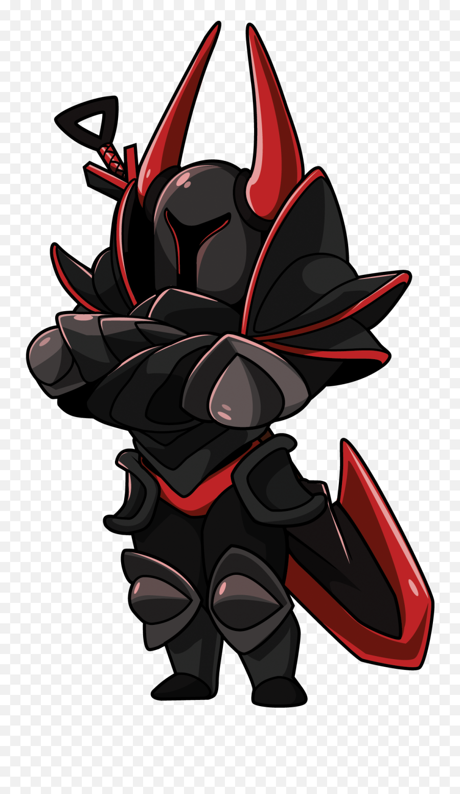 Black Knight Shovel Transparent - Black Knight Shovel Knight Png,Shovel Knight Png