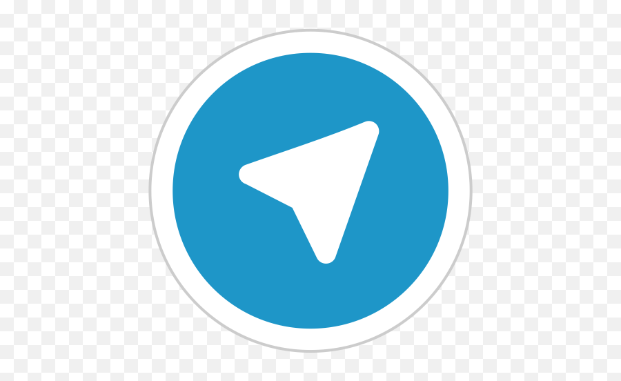 Telegram Icon Of Flat Style - Circle Png,Telegram Logo Png