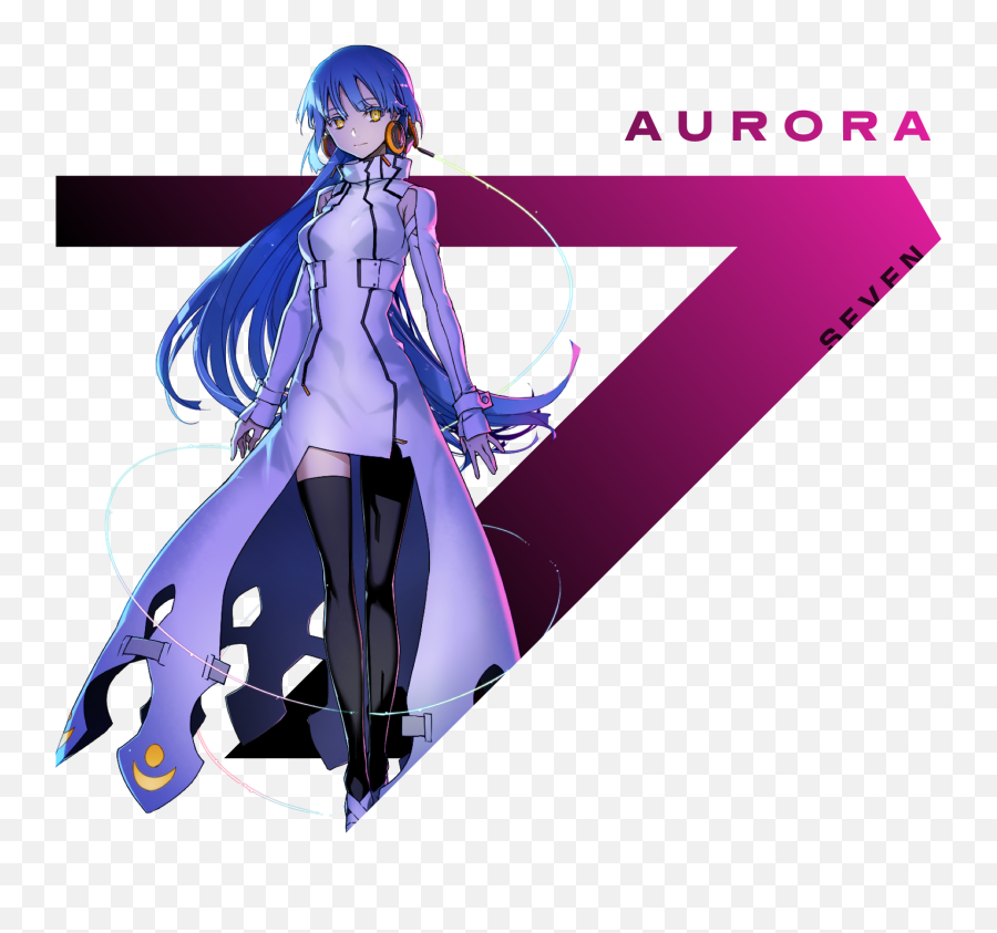 Headphones Tagme Thighhighs - Code Aurora Png,Aurora Transparent