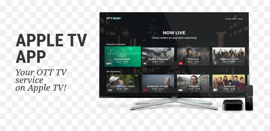 Download Hd Apple Tv Transparent Png - Epg Apple Tv,Apple Tv Png
