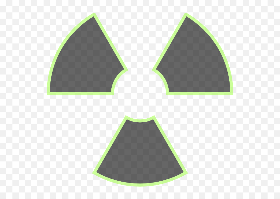 Radiation Green Transparent Clip Art - Vector Green Radiation Symbol Transparent Png,Radiation Symbol Png