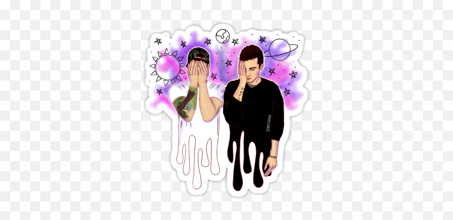 Twenty One Pilots Inspired T - Shirts Cases Stickers Twenty One Pilots Meme Stickers Png,Twenty One Pilots Png