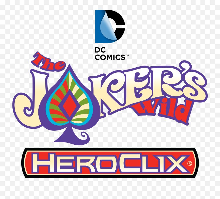 Dc Comics Heroclix The Jokeru0027s Wild Prerelease - Jokers Wild Heroclix Png,Dc Comics Logo Png