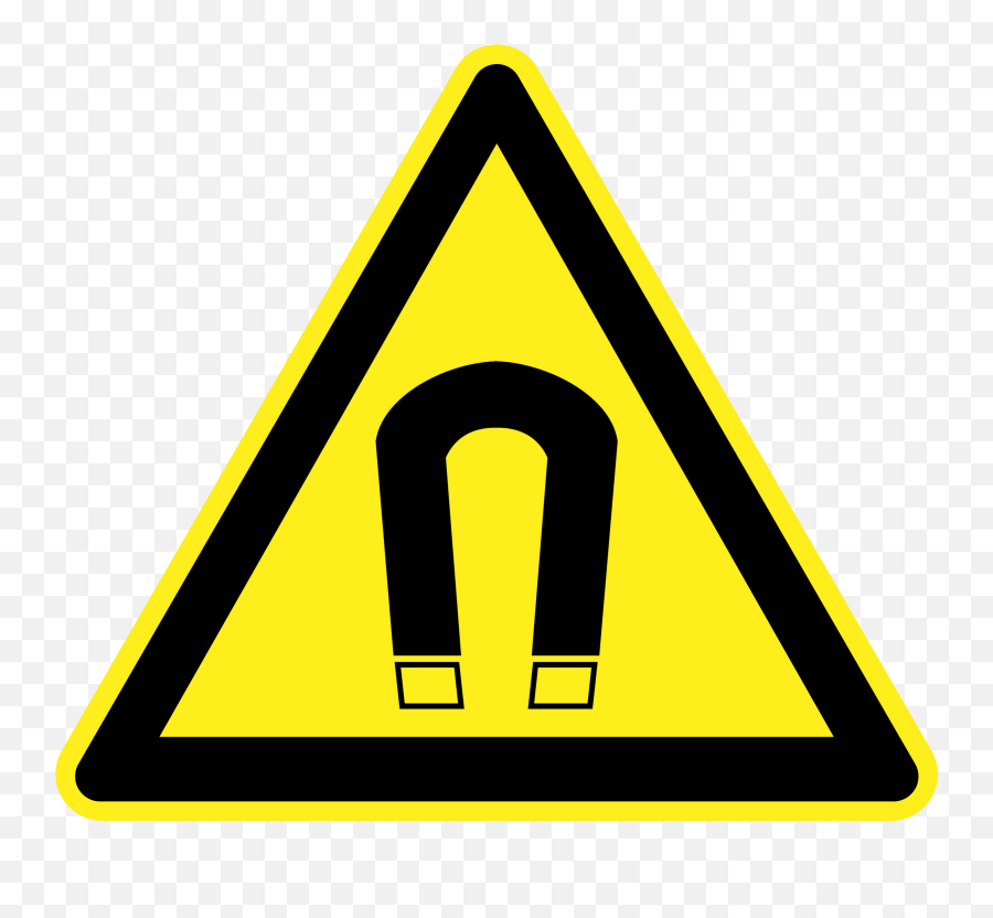Download Clipart Magnets Warning Symbol - Fire Hazard Sign Png,Strong Man Png