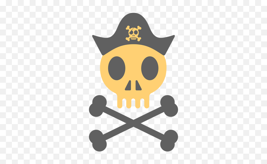 Pirate Skull Hat Skeleton Illustration - Transparent Png Illustration,Pirate Skull Png