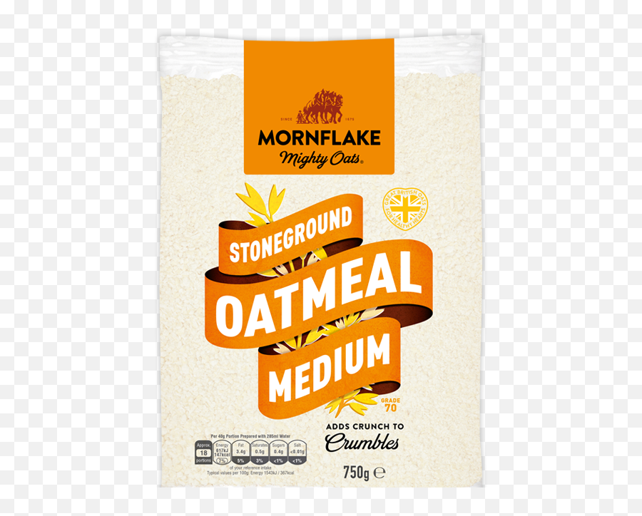Stoneground Oatmeal Medium Grade 70 - Packet Png,Oatmeal Png
