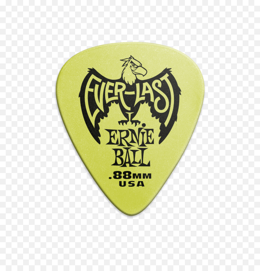 Everlast Pack Of 12 Green 088mm - Ernie Ball 9191 Png,Guitar Pick Png