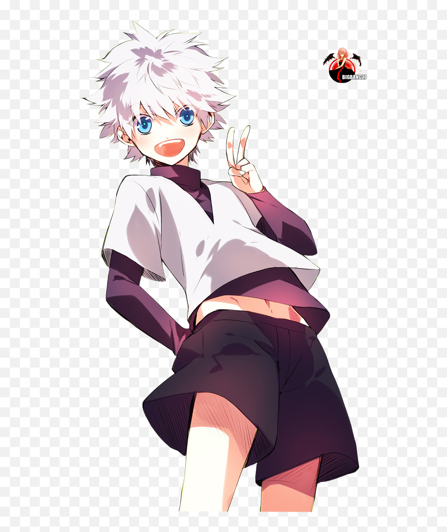 Anime Png Images Transparent Free Download Pngmartcom - Killua Png,Anime Effects Png