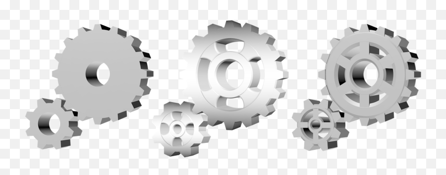 Drawing And Animating Gears In Powerpoint Powerpointy - 3d Cartoon Gears Png,Gear Transparent