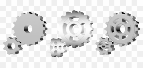 Drawing And Animating Gears In Powerpoint Powerpointy - 3d Cartoon Gears Png,Gear Transparent