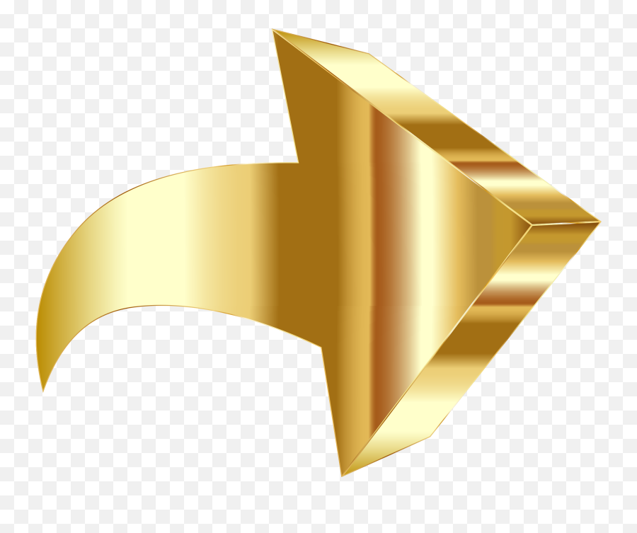 Gold Arrow Png Image - Gold Arrow Icon Png,Gold Texture Png