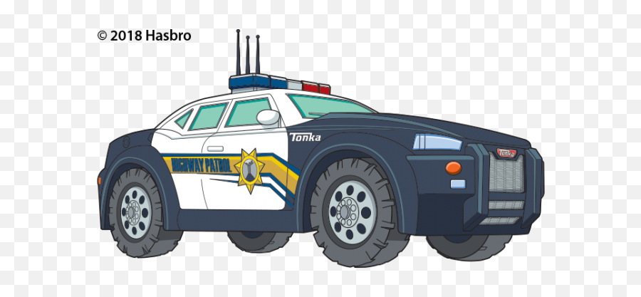 Tonka Police Car Temporary Tattoo - Automotive Decal Png,Police Car Transparent