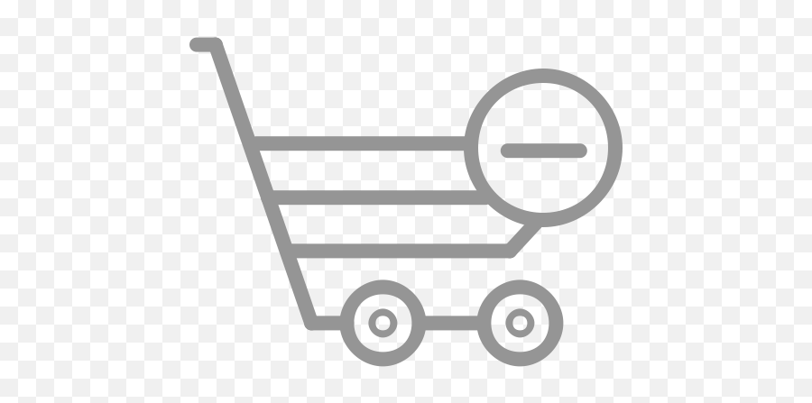 Remove Cart Shopping Icon - Icon Line Shopping Cart Png,Shopping Cart Icon Png