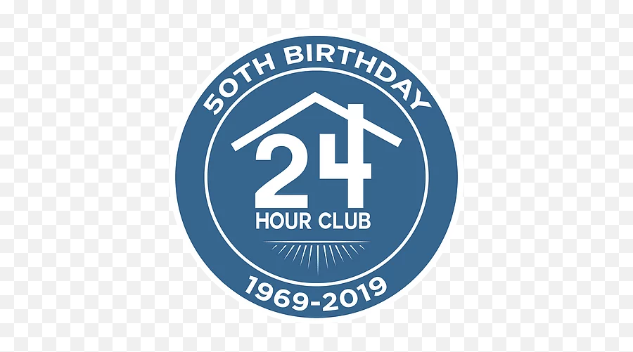 50th Birthday Dallas 24 Hour Club - Vertical Png,50th Birthday Png
