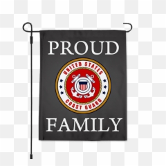 Proud Coast Guard Family Garden Flag - Marine Corp Garden Flag Png,Coast Guard Logo Png