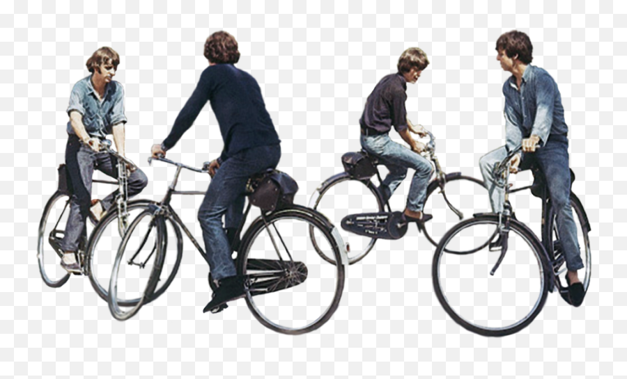 Beatles - Help Cutouts Bicycle Png,The Beatles Transparent